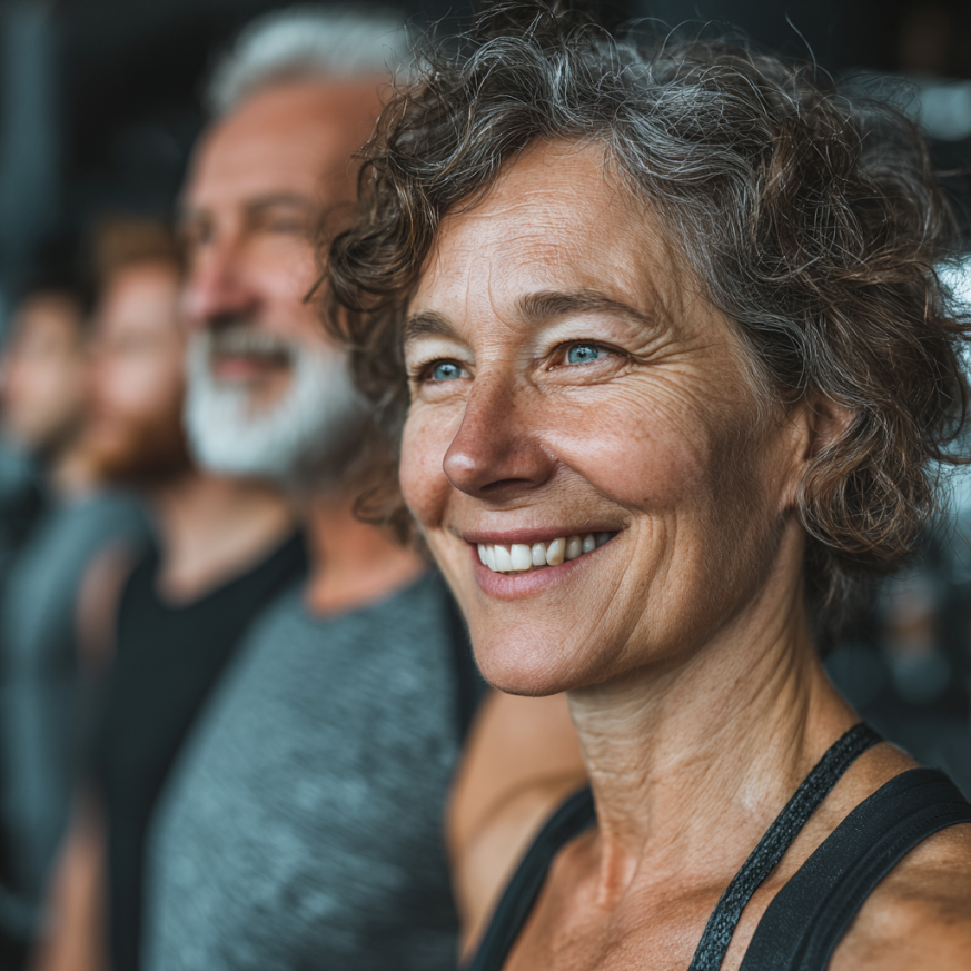 Antrenor lucrând cu seniori